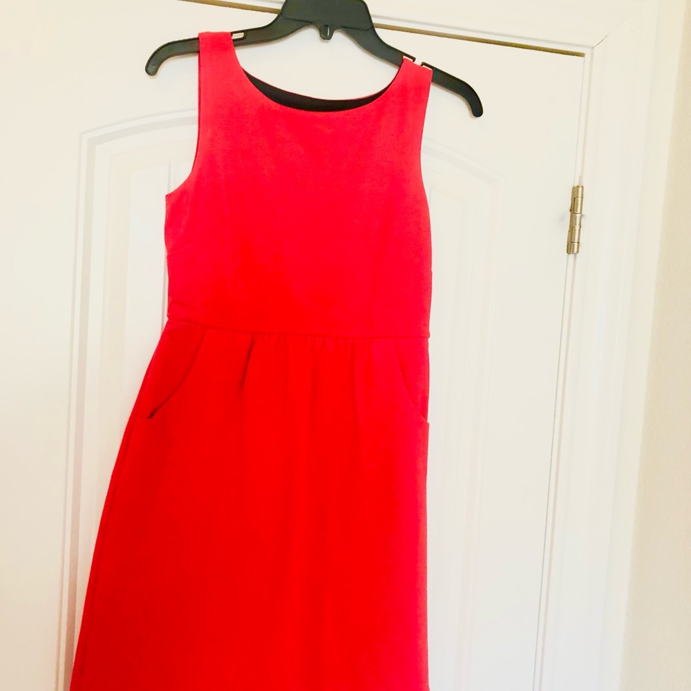 Banana Republic Red Backless Dress